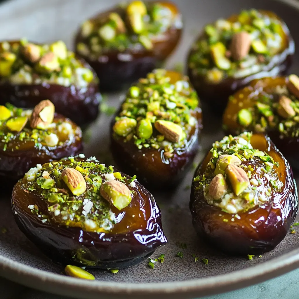 A plate of food with nuts on top.
