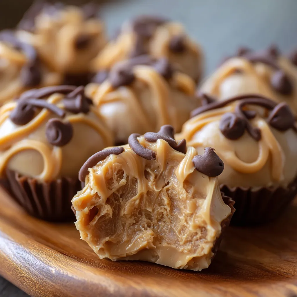 A plate of peanut butter cups.