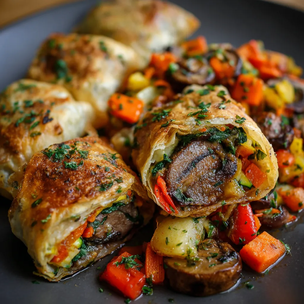 A plate of food with a variety of vegetables.