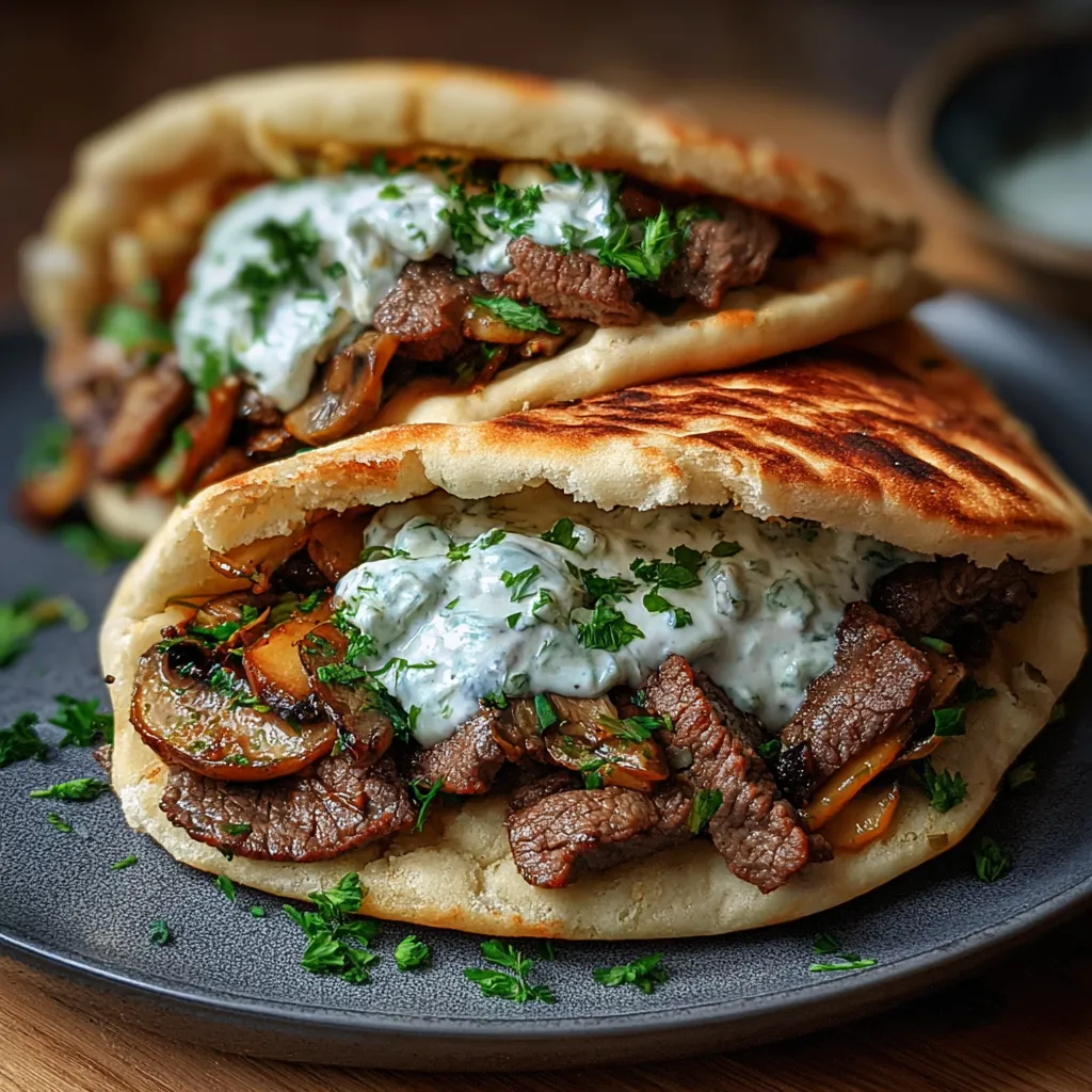 Two meat and cheese sandwiches on a plate.