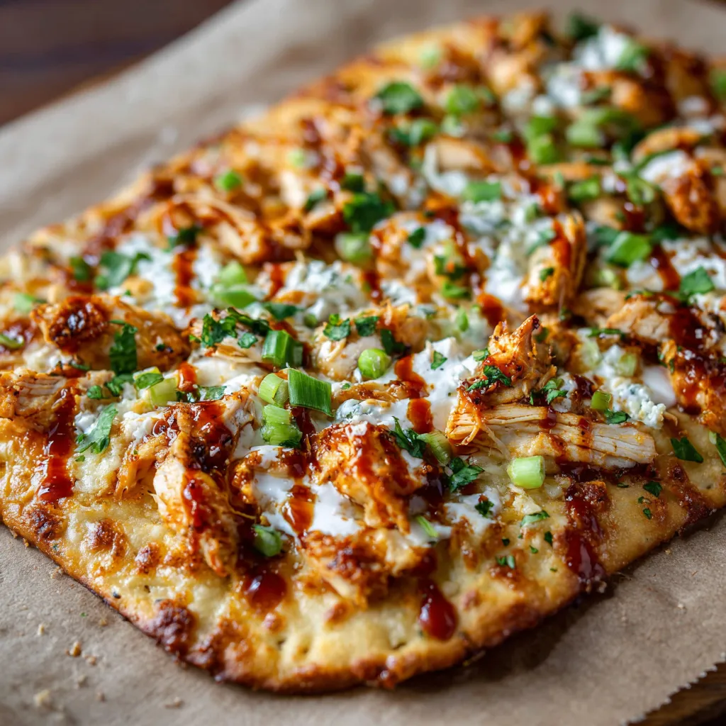 A pizza with sauce and cheese on it.