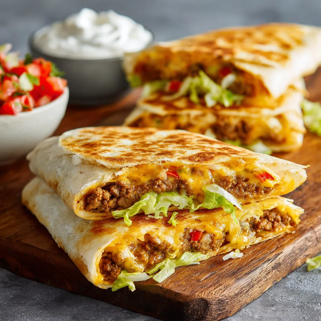 A taco with lettuce and cheese.