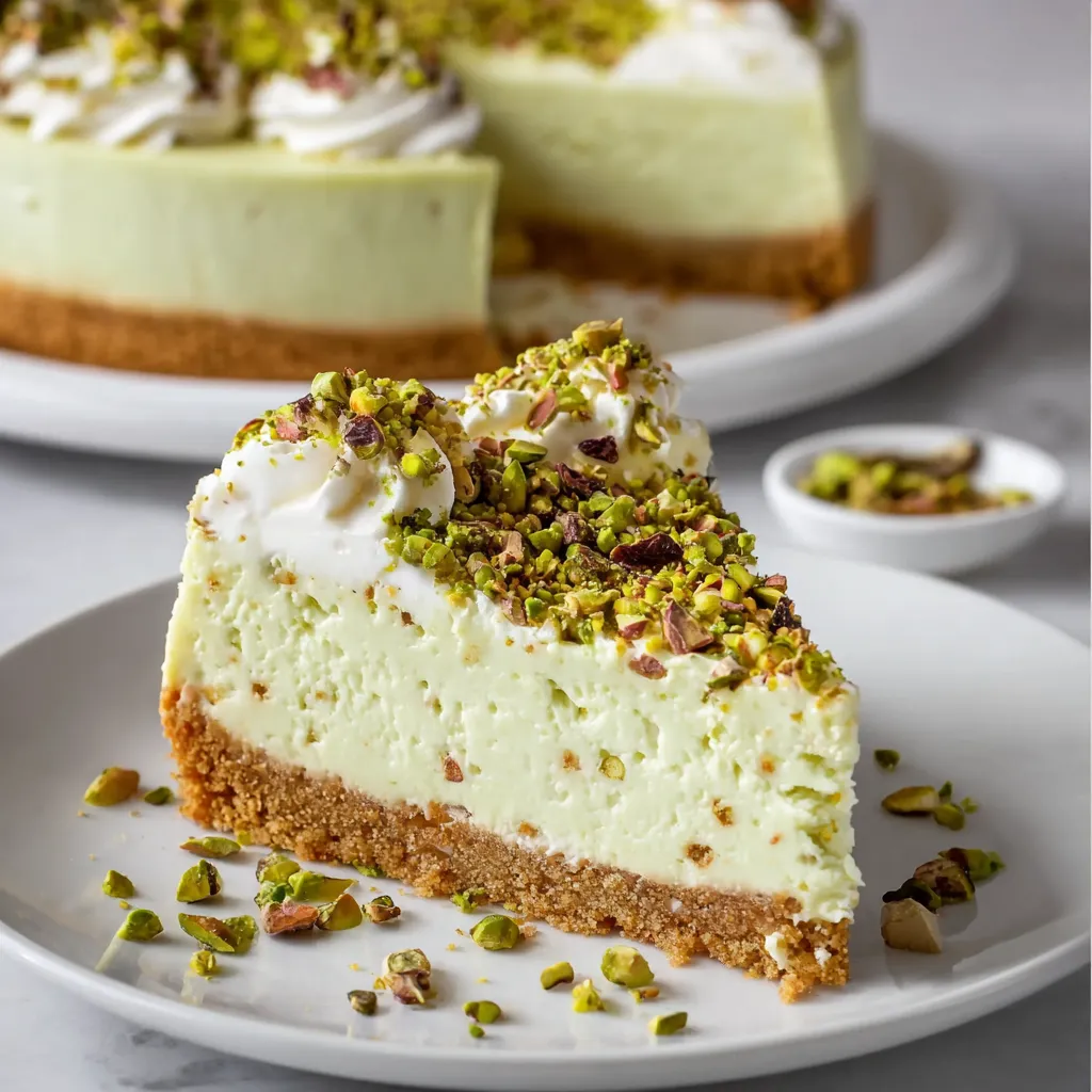 A slice of cake with white frosting and nuts.