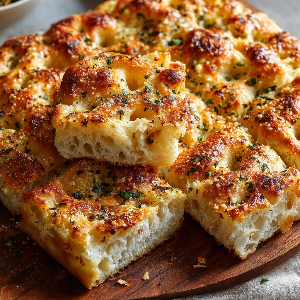 A pizza with cheese and herbs on top.