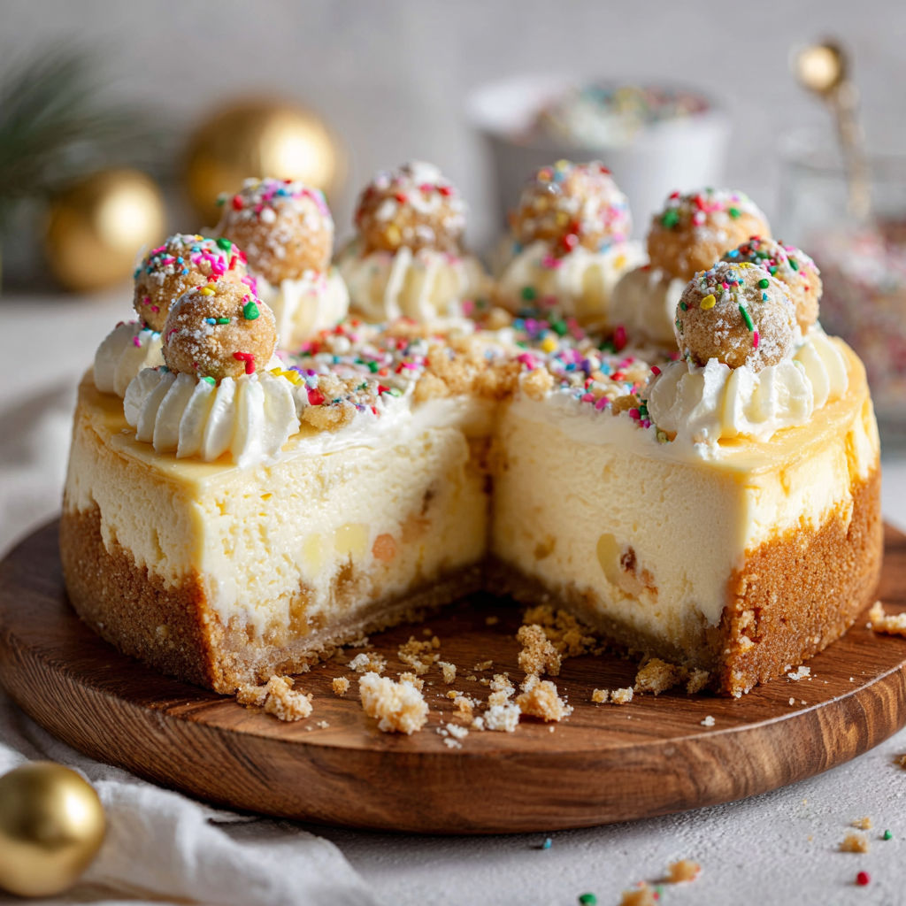 A slice of cake with sprinkles on top.