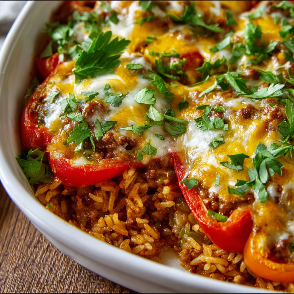 A dish of rice and meat in a white bowl.