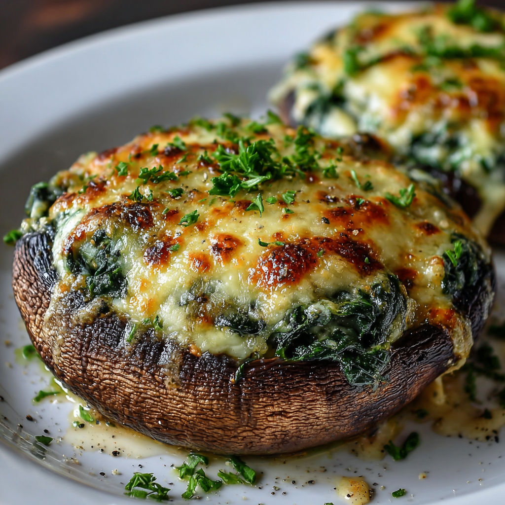 A white plate with two mushrooms on it.