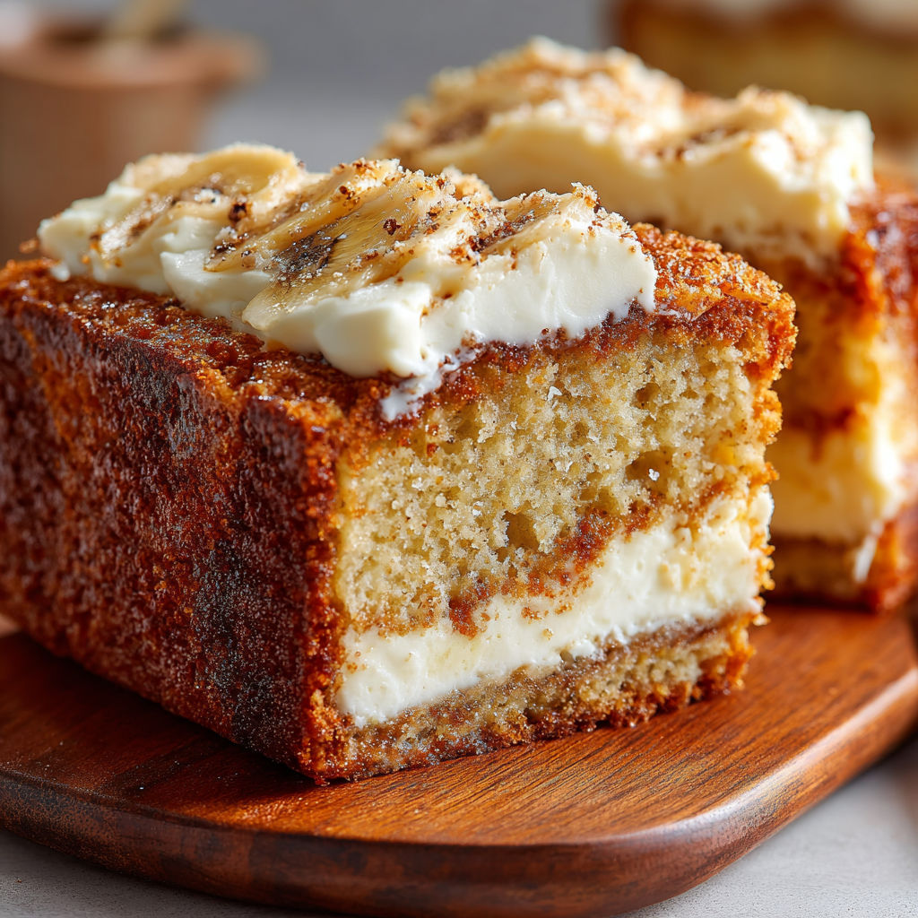 A slice of cake with white frosting and nuts.