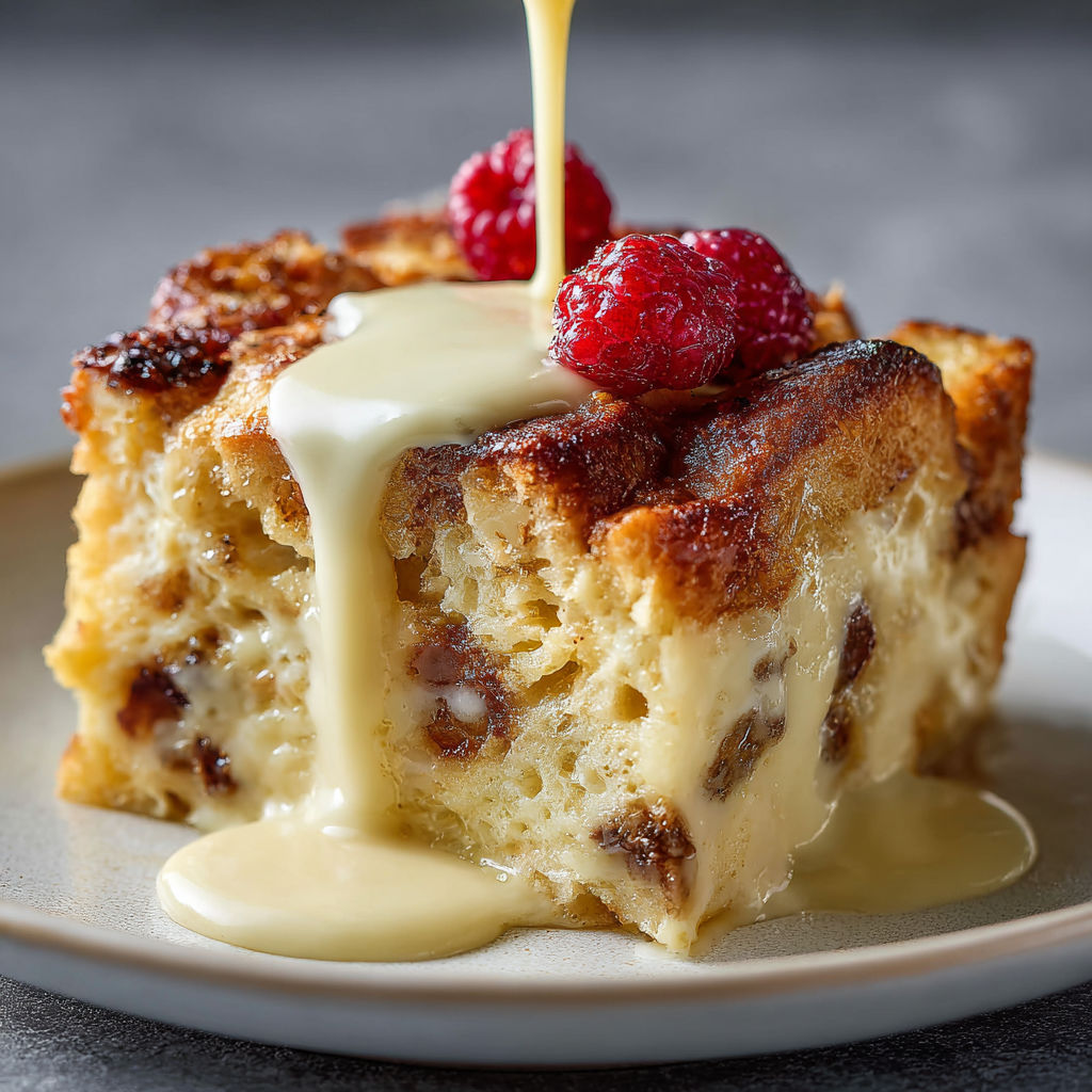 A piece of cake with white icing and raspberries on top.