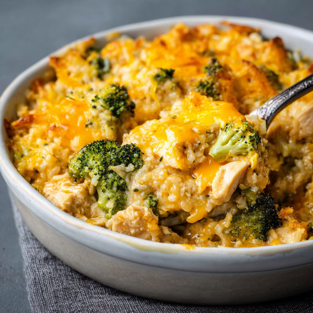 A bowl of food with broccoli and cheese.