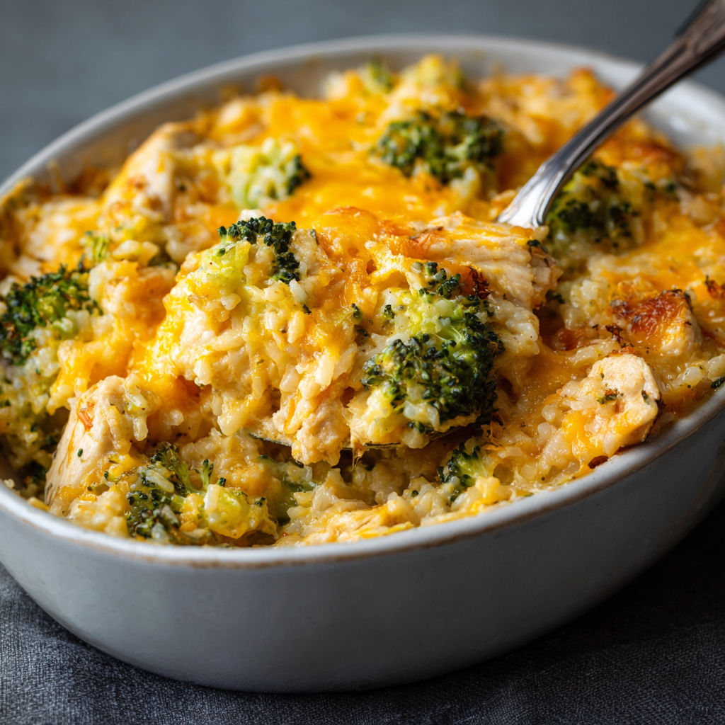 A bowl of chicken and broccoli.
