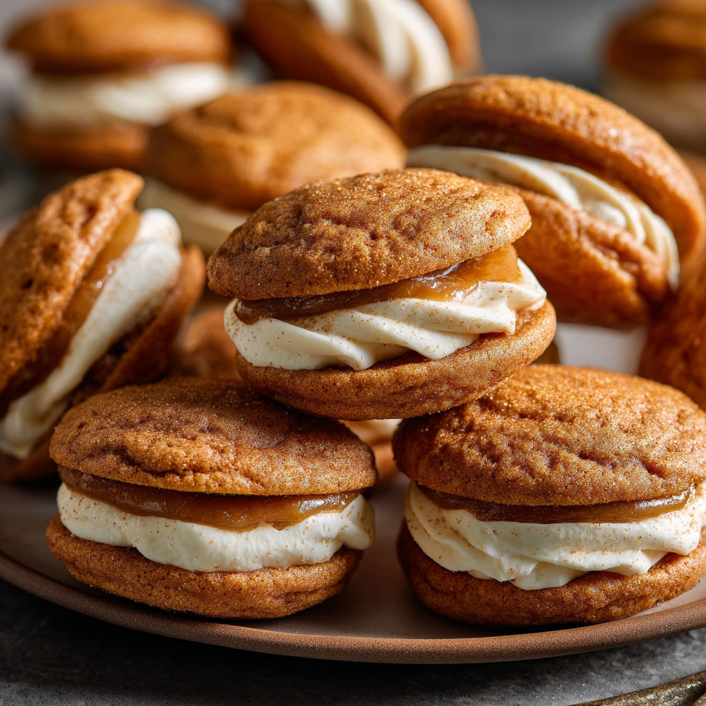 A plate of cookies with white frosting and a brown cookie.