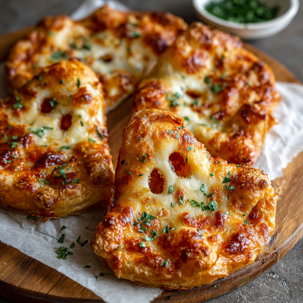 A slice of pizza with cheese and herbs on top.