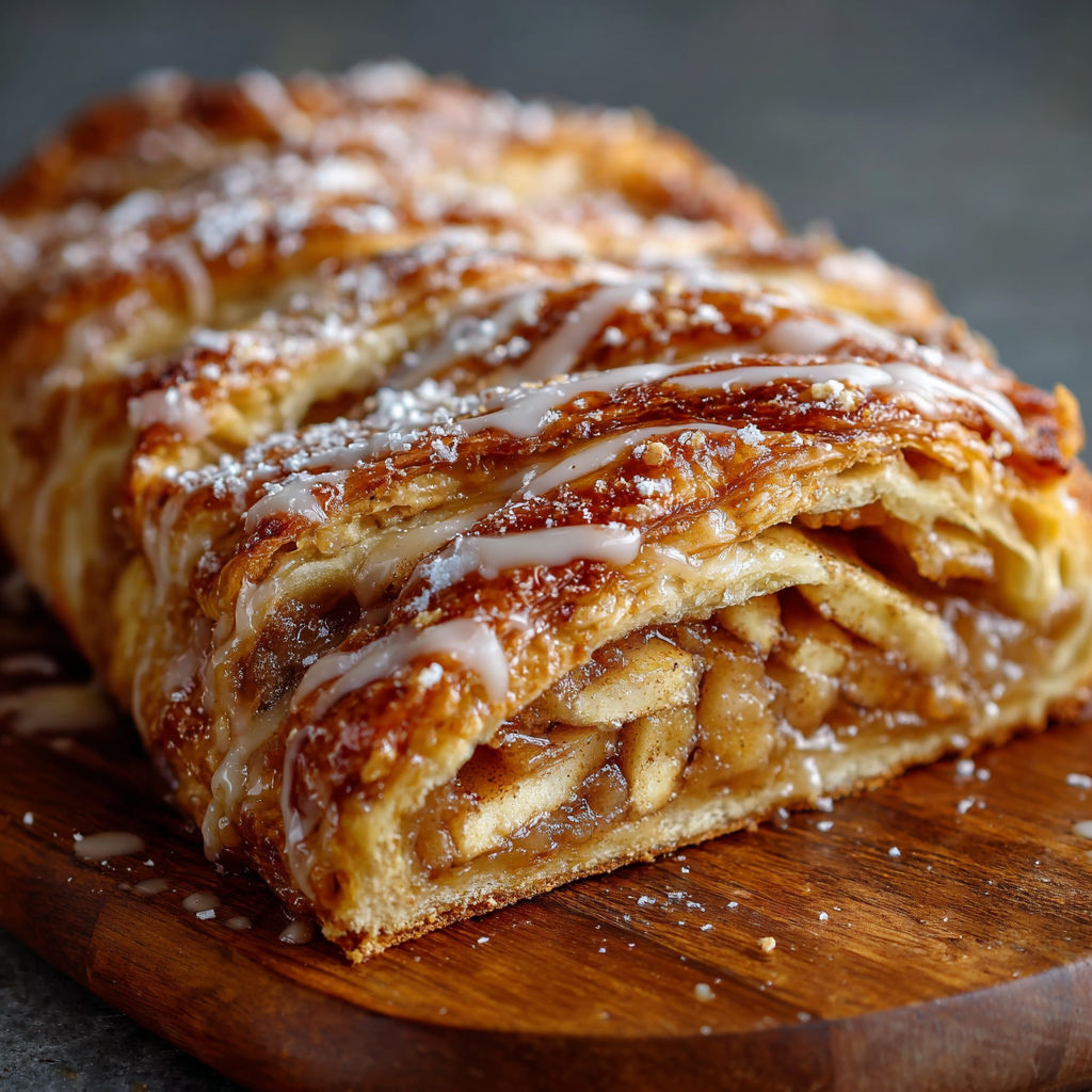 A pastry with a glaze on it.
