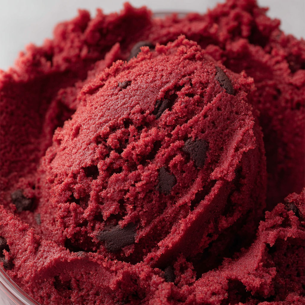 A red velvet cookie dough.