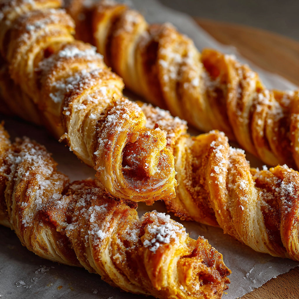 A pastry with powdered sugar on it.