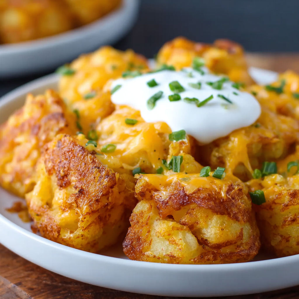 A plate of food with a white sauce on top.