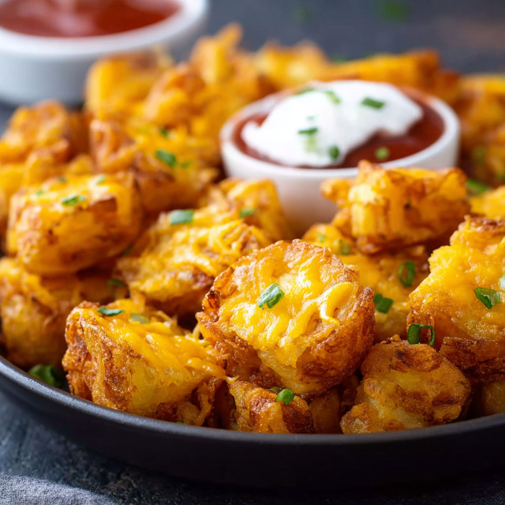 A plate of food with a white sauce on top.