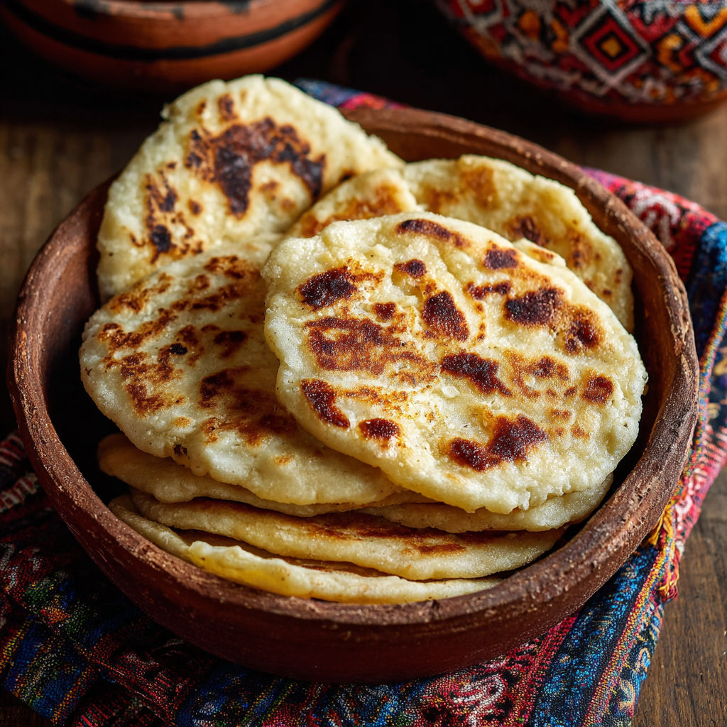 A bowl of tortillas.