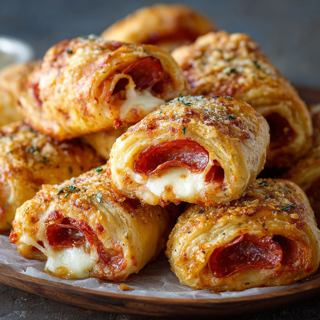A plate of food with a cheese and meat filling.
