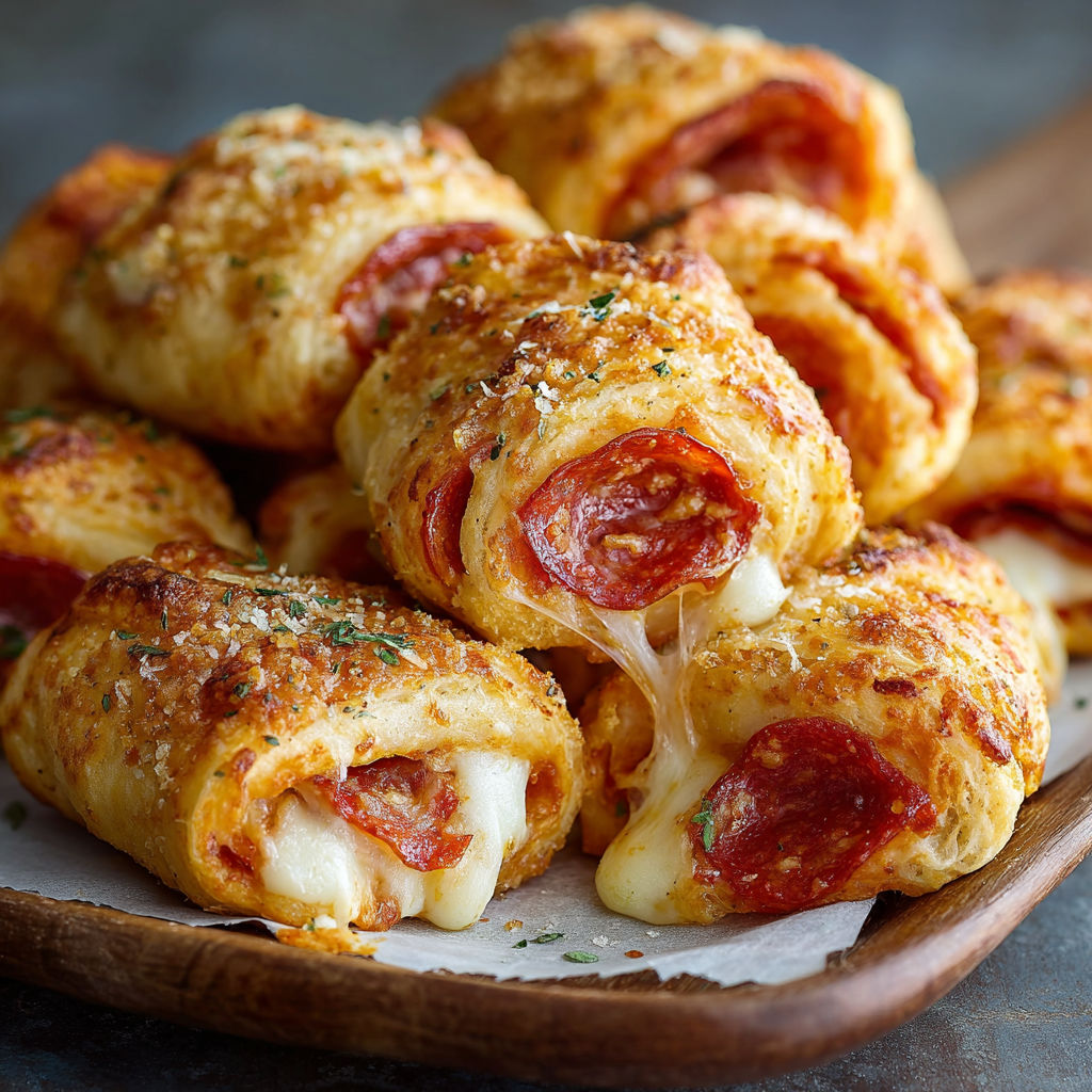 A plate of food with a cheese and tomato filling.