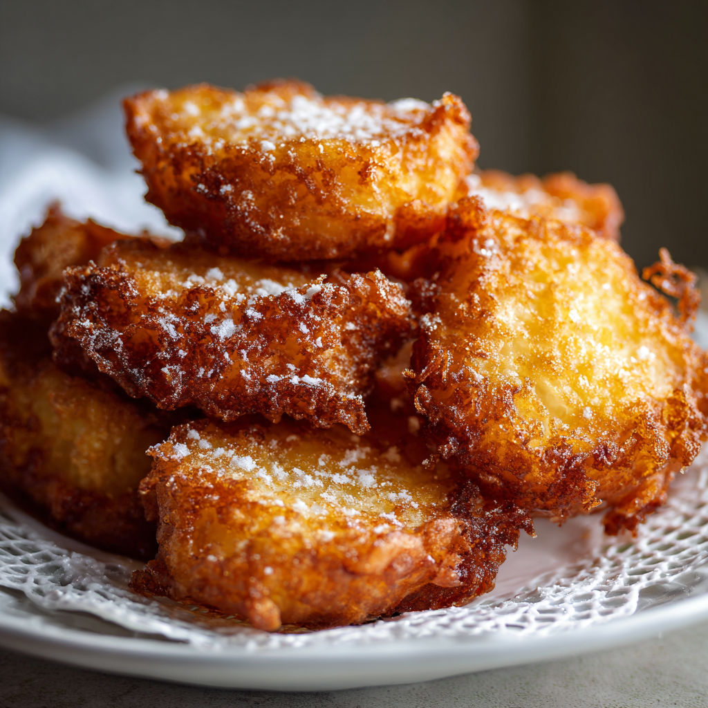 A plate of leche frita.