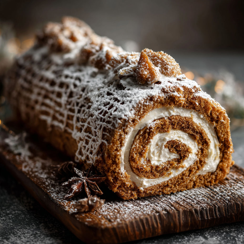 A cake with white icing and a swirl design.