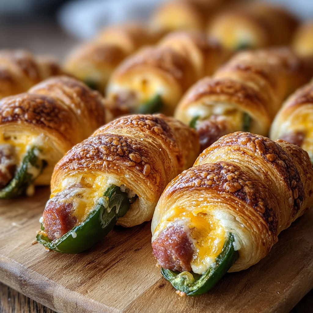 Jalapeno Popper Pigs in a Blanket.
