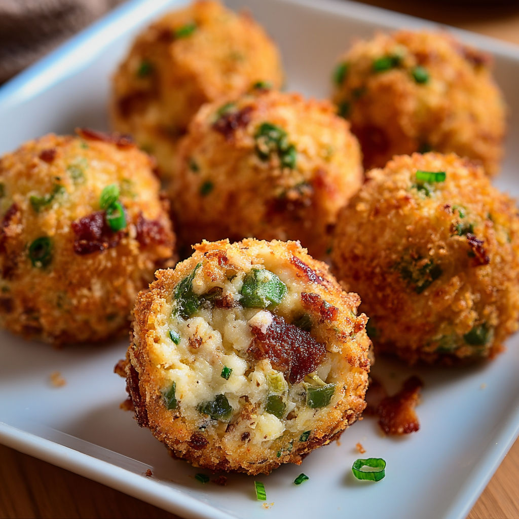 Bacon Jalapeño Popper Cheese Balls.