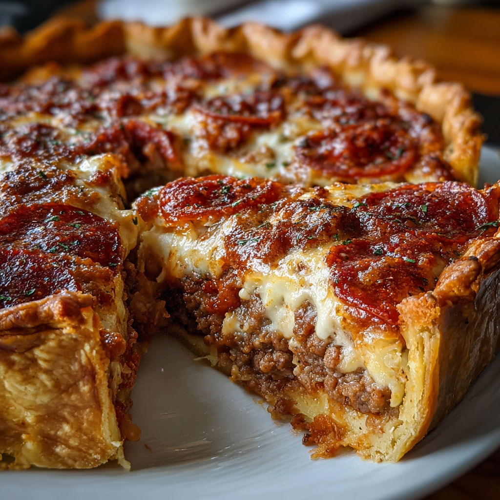 A slice of pizza with pepperoni and cheese.