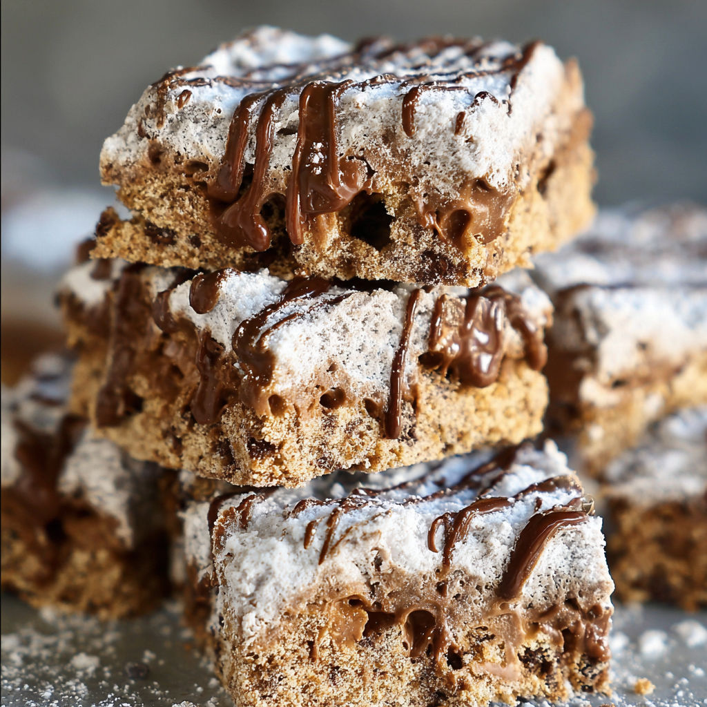 No Bake Puppy Chow Bars.