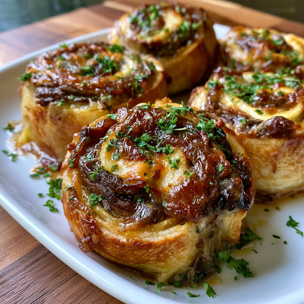 A plate of food with a green garnish.