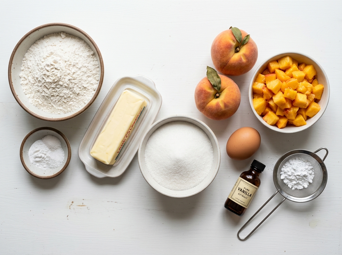 A table with various food items on it.