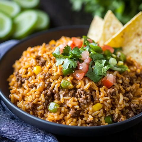 Cheesy Taco Rice