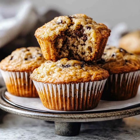 Fluffy Banana Muffins