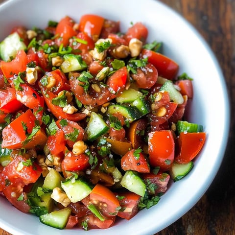 Delightful Turkish Tomato Salad Gavurdagi