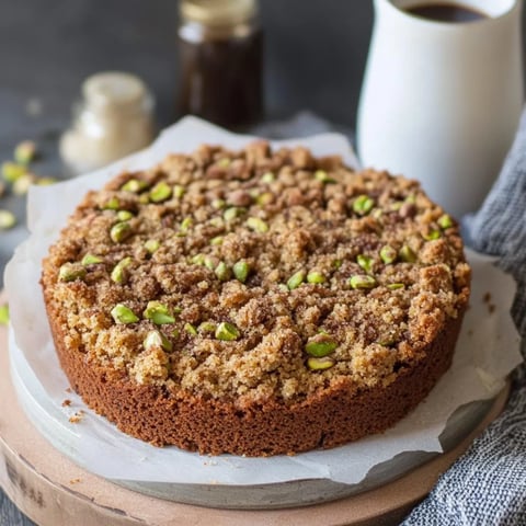 Nutty Pistachio Coffee Cake