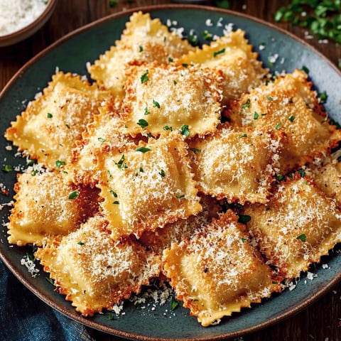 Cheese-topped pasta on a plate.