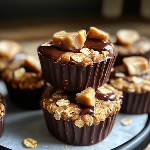 Layers of peanut butter, chocolate, and nuts in a cup.