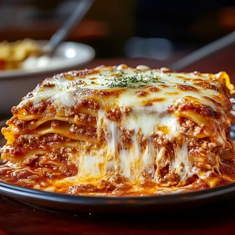 Layered Italian Lasagna Dish