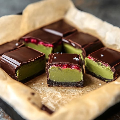 A plate of chocolate and raspberry desserts.