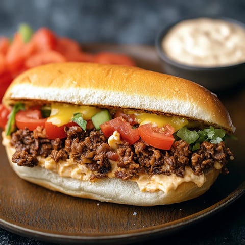 A sandwich with tomatoes and lettuce.