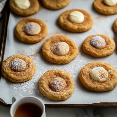 A tray of cookies with butter and sugar on top.