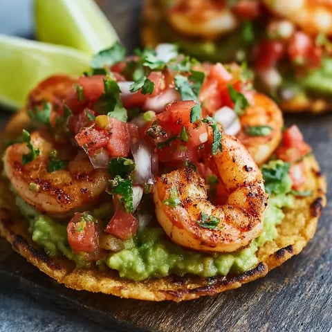 A plate of food with shrimp and avocado.
