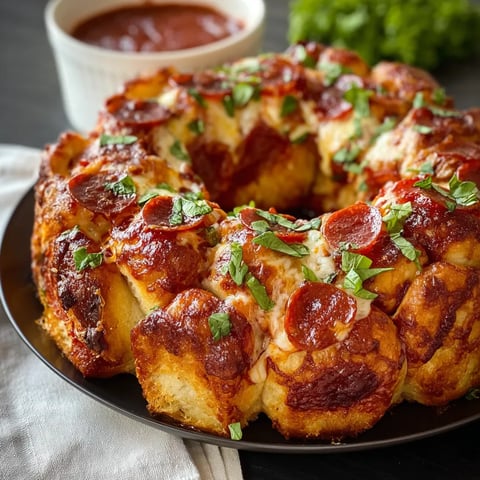 A plate of pizza with sauce.