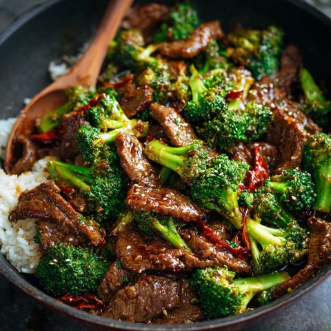 A bowl of Chinese beef and broccoli.