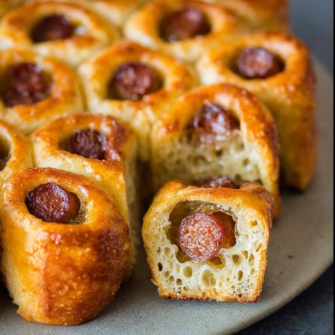 A plate of Pigs in a Blanket.