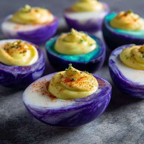Halloween Deviled Eggs Recipe That's SUPER Spooky!.