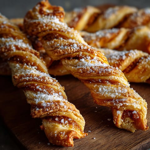 Pumpkin Pie Twists on a wooden board.