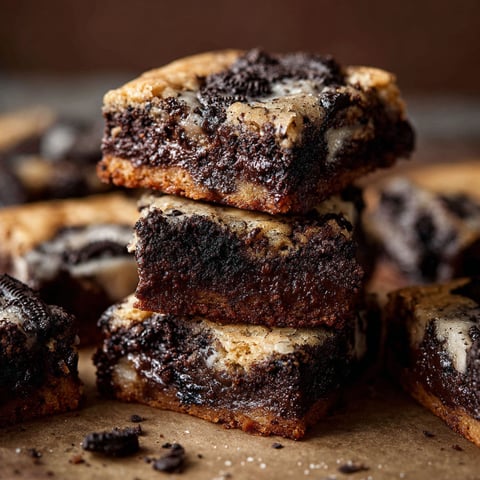 A stack of Oreo Brookies.
